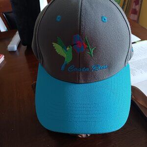 COSTA RICA PURAVIDA EMBROID BIRD WITH FLOWER DESIGN BY JEAN PHILEPPE IN FRANCE